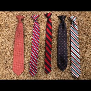 Boys clip on Ties